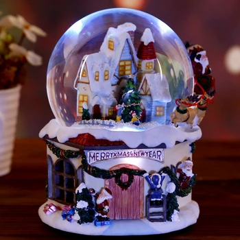 Creative Crystal Ball Music Box Resin Luminous Music Box Rotary Innovative Festive Home Decor For Birthday Christmas Gifts
Creative Crystal Ball Music Box Resin Luminous Music Box Rotary Innovative Festive Home Decor For Birthday Christmas Gifts