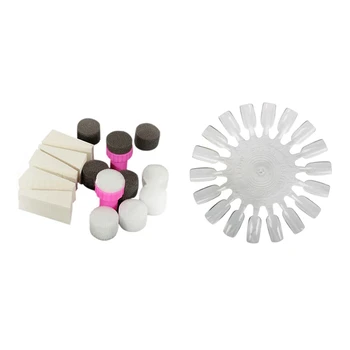 10PCs Makeup Nail Polish Color Carton Color Chart 18 Display, Clear with 1 Set 15pcs Nail Art Sponge Stamp Stamper Shade
10PCs Makeup Nail Polish Color Carton Color Chart 18 Display, Clear with 1 Set 15pcs Nail Art Sponge Stamp Stamper Shade