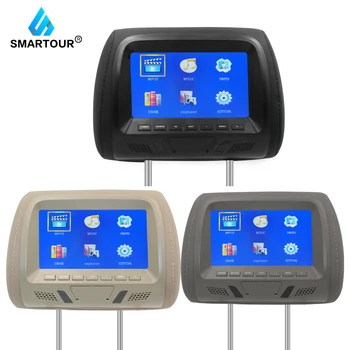 Smartour 7 Inch Car Headrest Monitor LED Digital Screen Pillow Monitor with MP4 MP5 Player USB SD Rear Seat Entertainment
Smartour 7 Inch Car Headrest Monitor LED Digital Screen Pillow Monitor with MP4 MP5 Player USB SD Rear Seat Entertainment