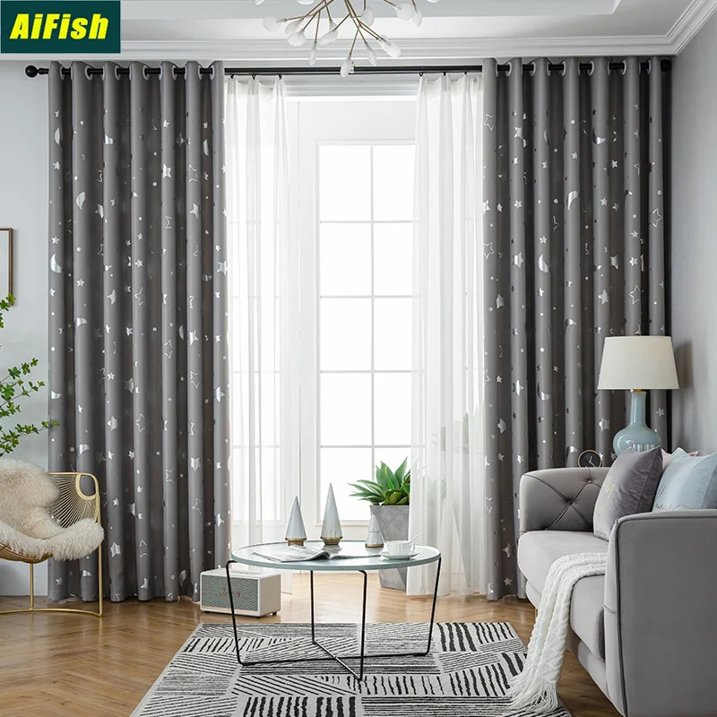 Korean Cartoon Printing Hot Silver Star Curtain Children's Room Living Room Bedroom Decoration Curtain Family Essential Cortinas
Korean Cartoon Printing Hot Silver Star Curtain Children's Room Living Room Bedroom Decoration Curtain Family Essential Cortinas