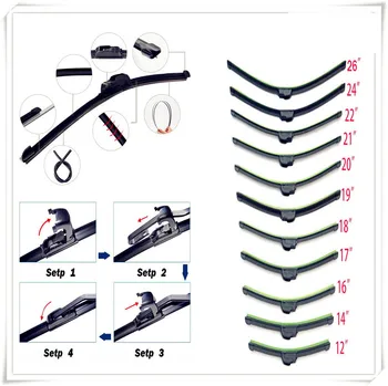 Car auto Frameless Bracketless Rubber Wiper Blade for Infiniti QX50 Q QX80 Q50 Prototype QX30 Q60 Q70 Synaptiq Q80 IPL FX
Car auto Frameless Bracketless Rubber Wiper Blade for Infiniti QX50 Q QX80 Q50 Prototype QX30 Q60 Q70 Synaptiq Q80 IPL FX