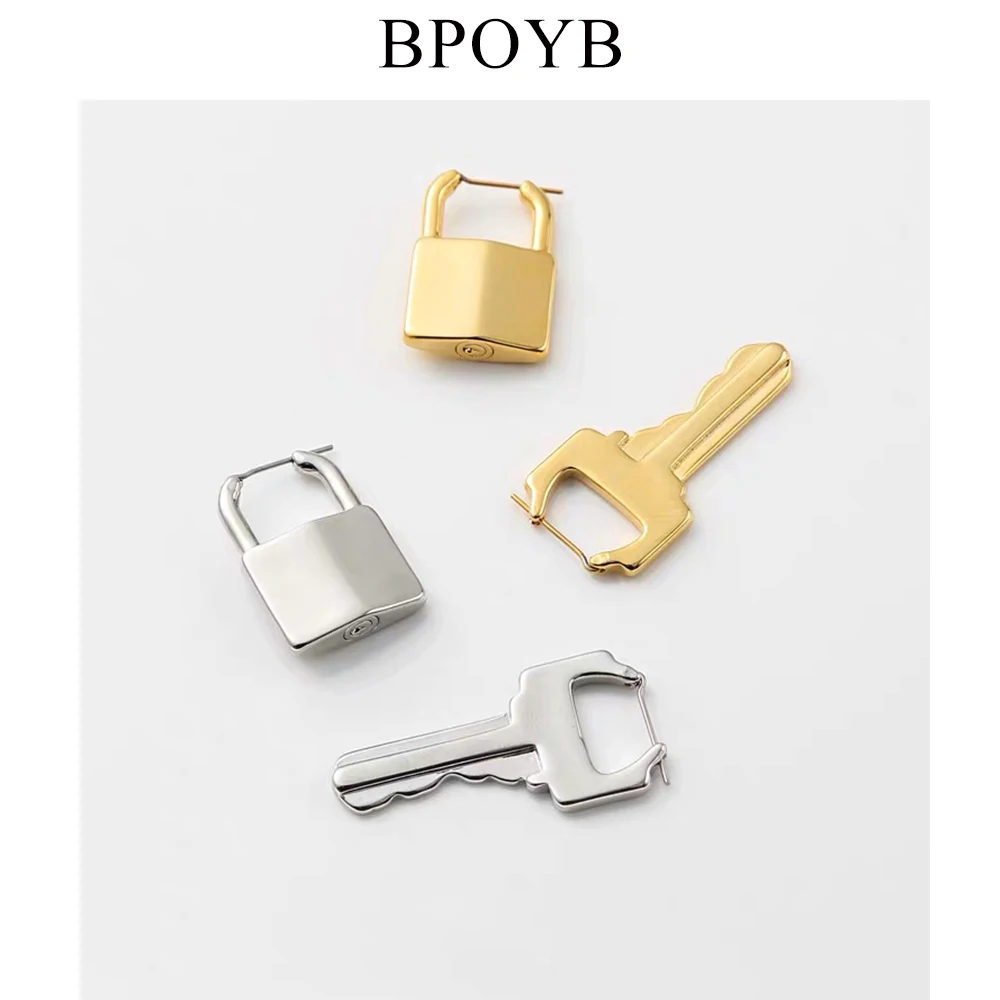 BPOYB 1 бальное платье для танцев в стиле панк уличный стиль Lock висячие серьги