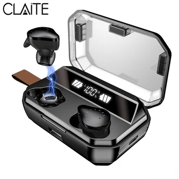 CLAITE TWS Wireless bluetooth 5.0 Earphone Fast Charging Touch Control Headset HiFi 9D Stereo Earbuds with 8000mAh Power Bank
CLAITE TWS Wireless bluetooth 5.0 Earphone Fast Charging Touch Control Headset HiFi 9D Stereo Earbuds with 8000mAh Power Bank
