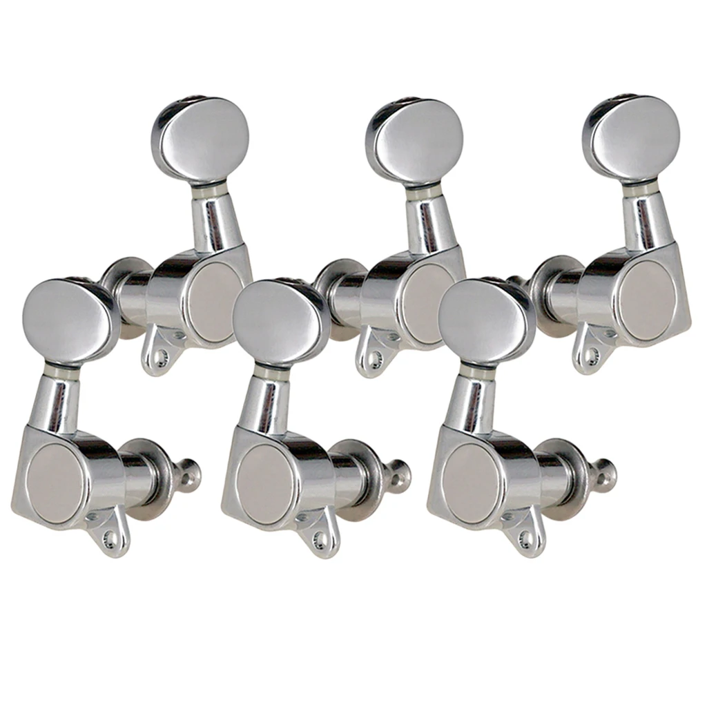 6PCS Guitar String Tuning Pegs Tuners for Acoustic Electric Guitar musical instruments 3R3L Silver
6PCS Guitar String Tuning Pegs Tuners for Acoustic Electric Guitar musical instruments 3R3L Silver