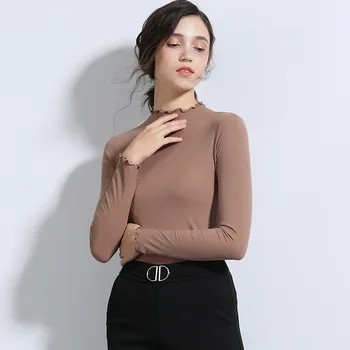 women long johns long sleeves thermal tops female Stretch Warm Underwear Top Shirt plus size
women long johns long sleeves thermal tops female Stretch Warm Underwear Top Shirt plus size