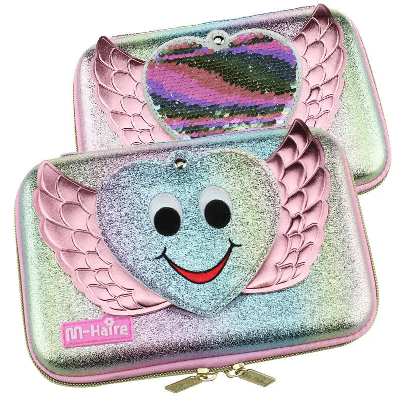 kawaii Lovely pencil case for girls school pen box mirror pencil bag pen container eva material ribbon sequin stationery bag
kawaii Lovely pencil case for girls school pen box mirror pencil bag pen container eva material ribbon sequin stationery bag