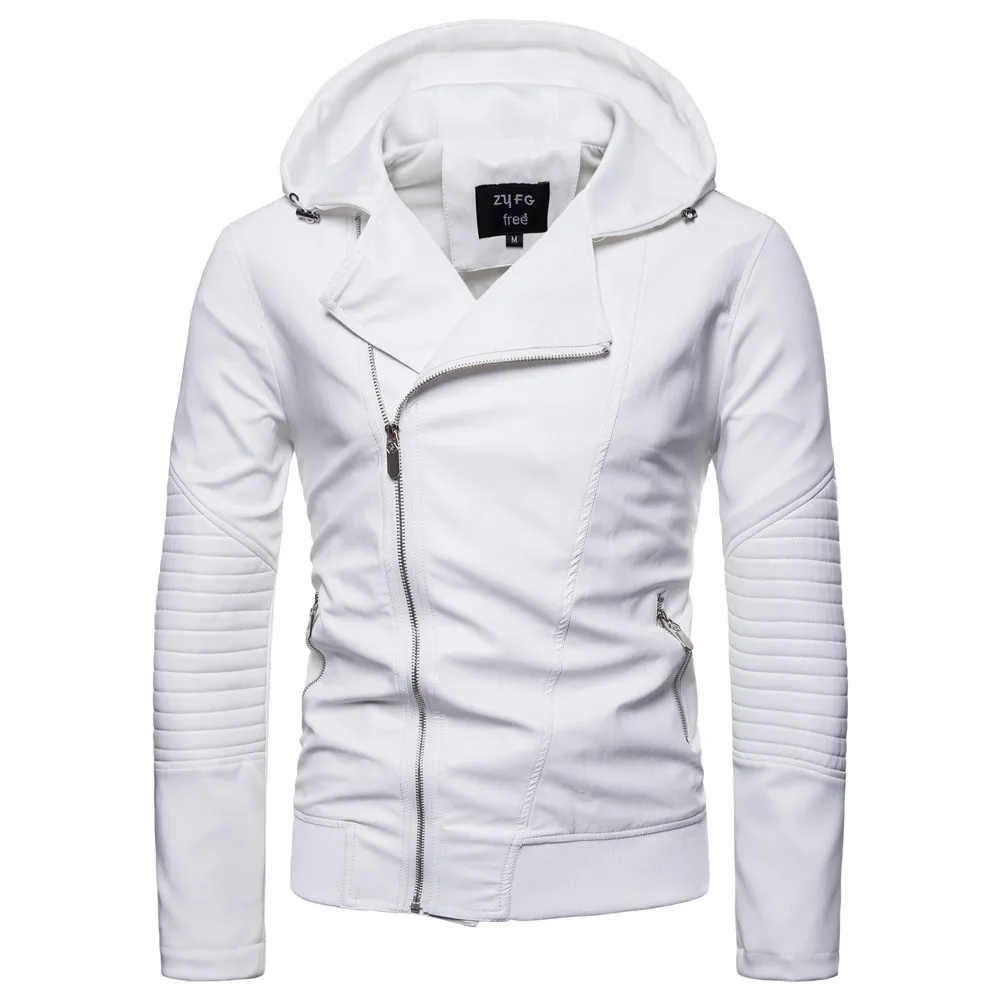 Foreign Trade Hooded Leather Coat Men's 2018 Winter New Style Amazon Casual Space Cotton Joint Locomotive PU Leather Coat
Foreign Trade Hooded Leather Coat Men's 2018 Winter New Style Amazon Casual Space Cotton Joint Locomotive PU Leather Coat