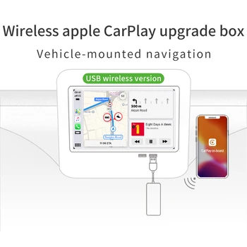 Android car navigation apple wireless carplay module USB data cable mobile phone projection carpaly box
Android car navigation apple wireless carplay module USB data cable mobile phone projection carpaly box