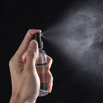 Disinfection Liquid Small Spray Bottle Spray Pot Portable with Sprayer 50/100ML Transparent Plastic Empty Refillable Bottle L413 
Disinfection Liquid Small Spray Bottle Spray Pot Portable with Sprayer 50/100ML Transparent Plastic Empty Refillable Bottle L413