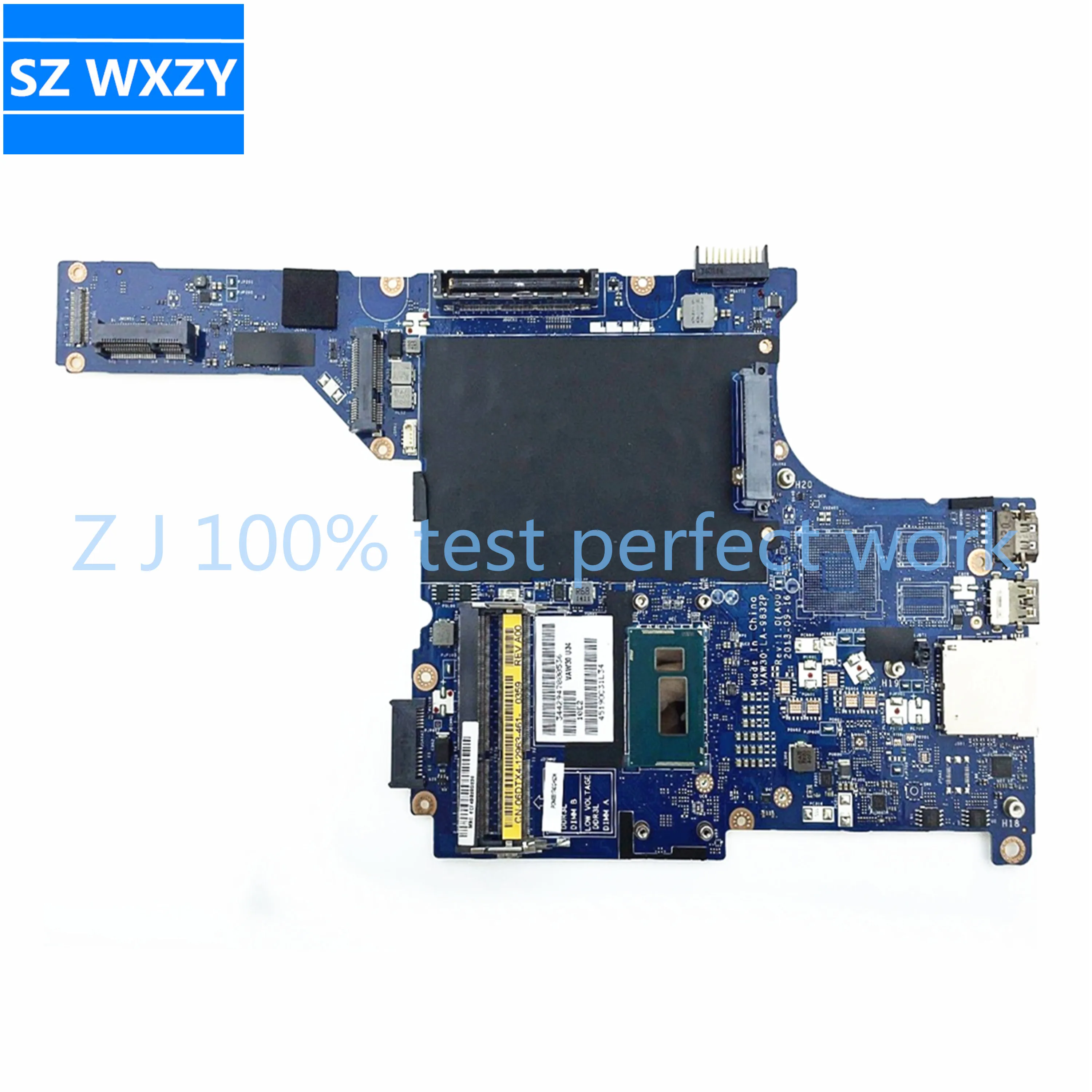 Высококачественная материнская плата для ноутбука DELL E5440 VAW30 LA-9832P с SR1EN I3-4030U 06DTX4