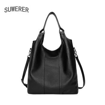 SUWERER New Women Genuine Cowhide Leather Bags Women Luxury Handbags Women Bags Designer Famous Brand Shoulder Bag Women Tote 
SUWERER New Women Genuine Cowhide Leather Bags Women Luxury Handbags Women Bags Designer Famous Brand Shoulder Bag Women Tote