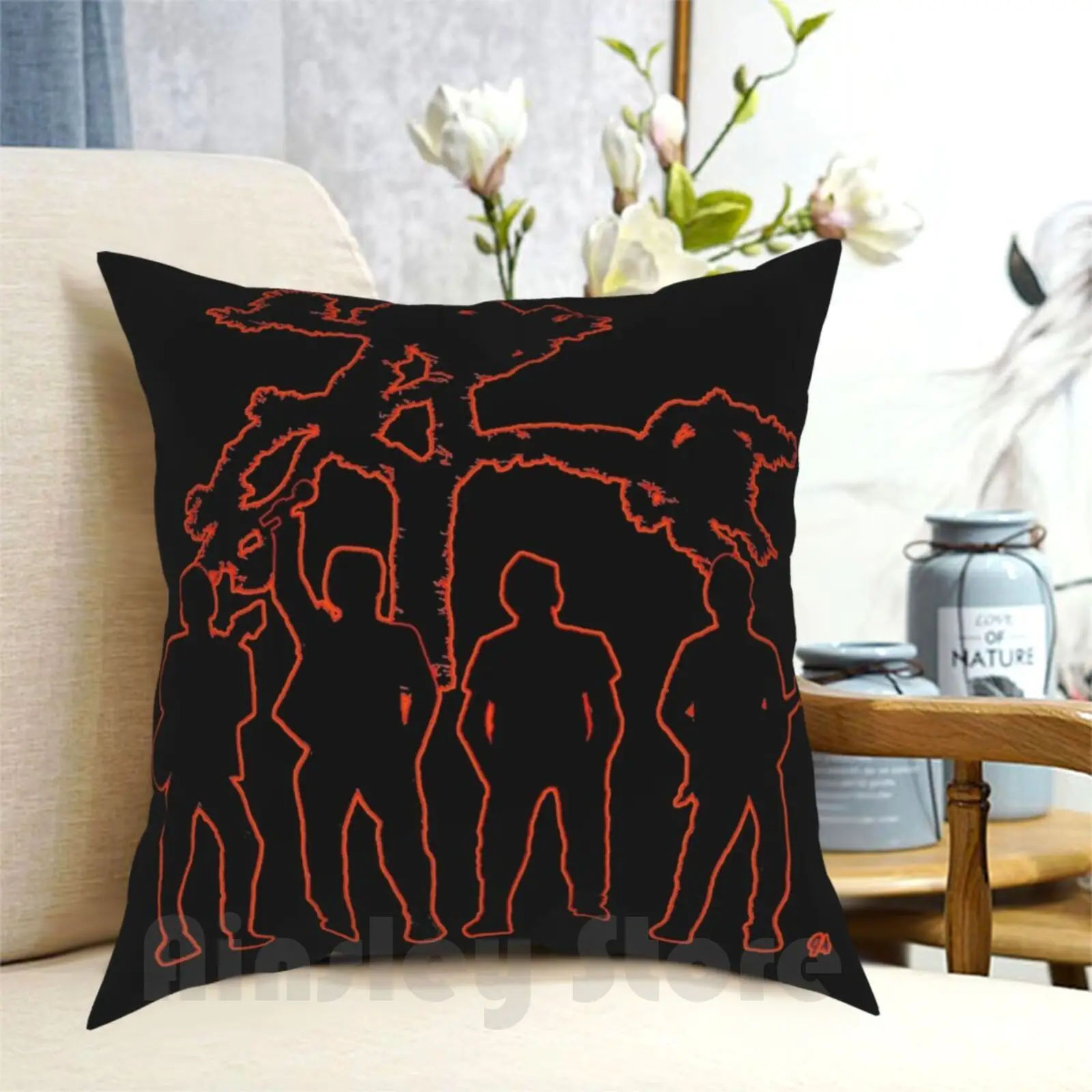 Irish Rock Stars In Red Outline Glow Pillow Case Printed Home Soft DIY Pillow cover Joshua Tree Album Black Red Silhouette
Irish Rock Stars In Red Outline Glow Pillow Case Printed Home Soft DIY Pillow cover Joshua Tree Album Black Red Silhouette