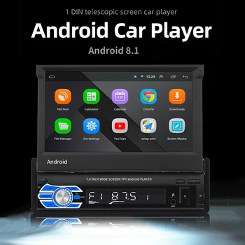 Car Radio Capacitive Telescopic Screen GPS Touch Foldable 7inch Bluetooth 4.0 Install APP Reversing Image Android 8.1
Car Radio Capacitive Telescopic Screen GPS Touch Foldable 7inch Bluetooth 4.0 Install APP Reversing Image Android 8.1