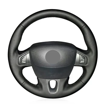 Hand-stitched Black Artificial Leather Anti-slip Car Steering Wheel Cover for Renault Fluence Fluence ZE 2009-2016 Megane 2009
Hand-stitched Black Artificial Leather Anti-slip Car Steering Wheel Cover for Renault Fluence Fluence ZE 2009-2016 Megane 2009