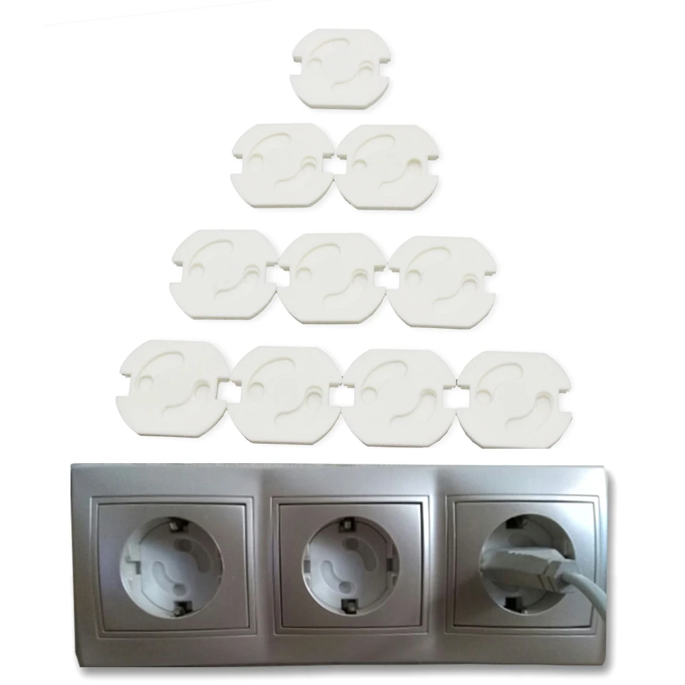 10 Pcs EU Baby Safety Electrical Outler Cover Kid Power Socket Guard Children Plug Protector Anti Electric Shock Rotate Sockets
10 Pcs EU Baby Safety Electrical Outler Cover Kid Power Socket Guard Children Plug Protector Anti Electric Shock Rotate Sockets