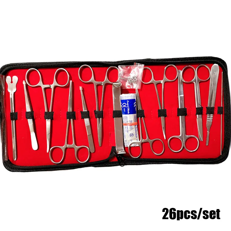Dissecting Instrument 26pcs/set Biological Dissection Tool Set Medical Teaching Needle Scissors tool Experimental Equipment
Dissecting Instrument 26pcs/set Biological Dissection Tool Set Medical Teaching Needle Scissors tool Experimental Equipment