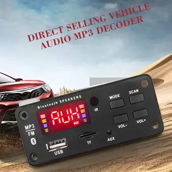 Newest Wireless Bluetooth MP3 WMA Decoder Board Audio Module Support USB TF AUX FM Audio Radio Module For Car accessories
Newest Wireless Bluetooth MP3 WMA Decoder Board Audio Module Support USB TF AUX FM Audio Radio Module For Car accessories