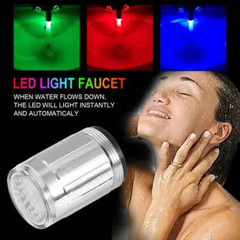 2018 LED light Creative Temperature Sensor LED Light Water Faucet Tap Glow Lighting Shower Spraying Faucet for Kitchen Bathroom 
2018 LED light Creative Temperature Sensor LED Light Water Faucet Tap Glow Lighting Shower Spraying Faucet for Kitchen Bathroom