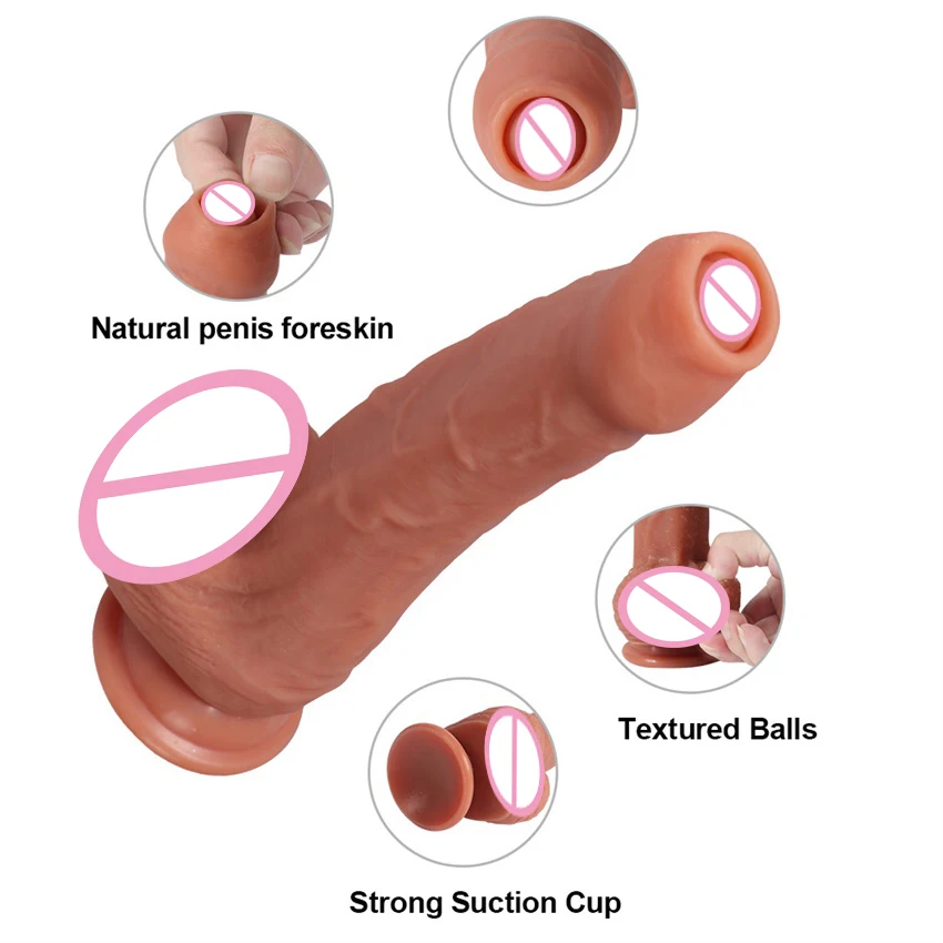 Купить Фаллоимитатор С Крайней Плотью