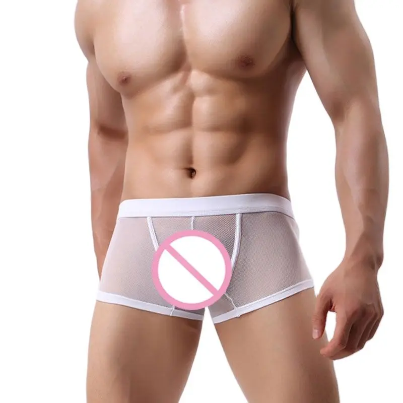 CLEVER-MENMODE Boxers Mens Lace Mesh Sheer Transparent Underwear Shorts Boxers Sexy Underpants Male Trunks Cueca Panties
CLEVER-MENMODE Boxers Mens Lace Mesh Sheer Transparent Underwear Shorts Boxers Sexy Underpants Male Trunks Cueca Panties