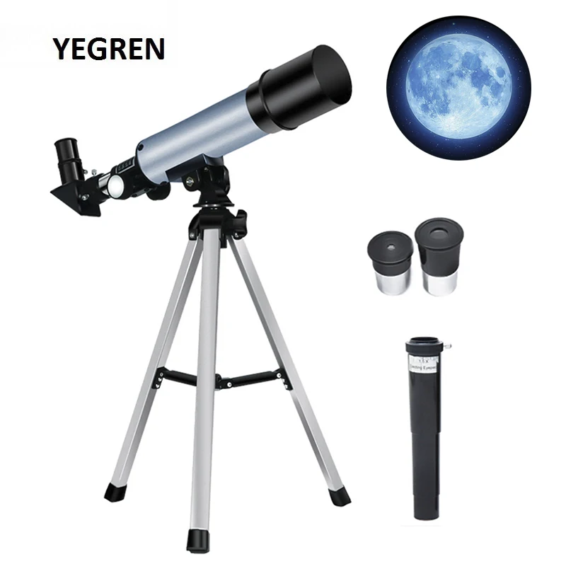 Gift Astronomical Telescope 360 Rotatable Monocular Telescope 360 mm Table Telescope with Tripod f/ Beginner Travelling Watching
Gift Astronomical Telescope 360 Rotatable Monocular Telescope 360 mm Table Telescope with Tripod f/ Beginner Travelling Watching