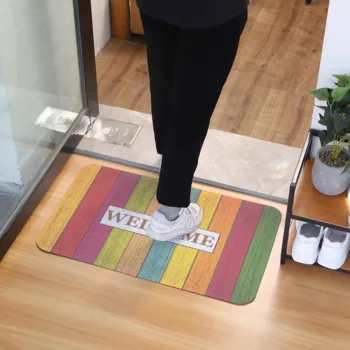 Modern Home Decoration PVC High Elastic Entrance Door Mat Outdoor Corridor Non-slip Easy To Wash Silk Floor Mat Welcome Doormat
Modern Home Decoration PVC High Elastic Entrance Door Mat Outdoor Corridor Non-slip Easy To Wash Silk Floor Mat Welcome Doormat