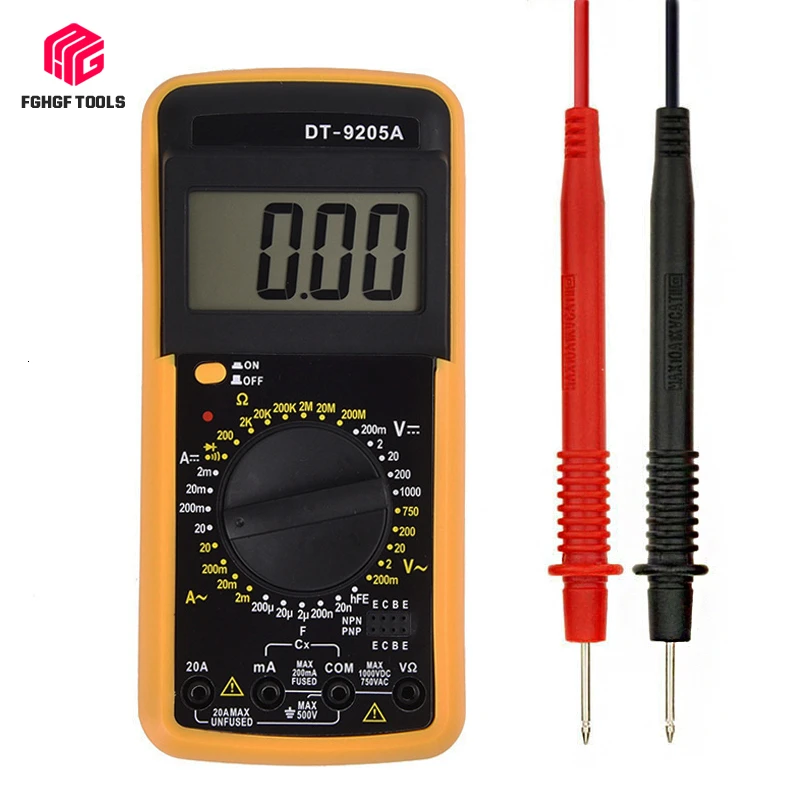 FGHGF Digital Display Multimeter AC DC Voltmeter Ammeter Resistance Multimetro Capacitor Tester Aneng Multitester Unit Tools
FGHGF Digital Display Multimeter AC DC Voltmeter Ammeter Resistance Multimetro Capacitor Tester Aneng Multitester Unit Tools
