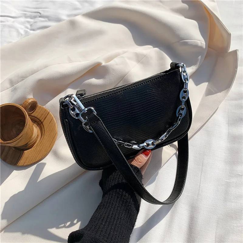 2020 New Fashion PU Leather Baguette shape Handbag Crocodile Pattern Shoulder bags Women Bag Hand Bag Fashion Crossbody Bags
2020 New Fashion PU Leather Baguette shape Handbag Crocodile Pattern Shoulder bags Women Bag Hand Bag Fashion Crossbody Bags