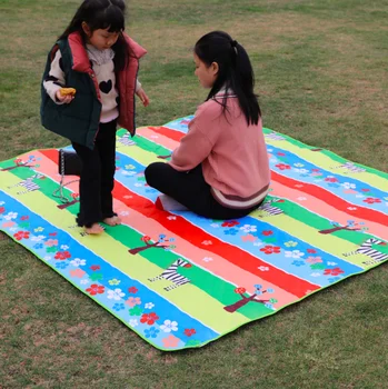 Outdoor plus velvet thickened picnic wild picnic mats lawn mats picnic cloth waterproof moisture-proof mats spring tour mats 
Outdoor plus velvet thickened picnic wild picnic mats lawn mats picnic cloth waterproof moisture-proof mats spring tour mats