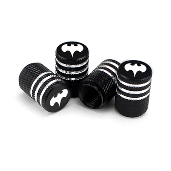 Bat pattern 4 pcs Automobile Valve Cap Tire Cap Universal Personality Aluminum Alloy Explosion-proof Valve Cap Venting Core Cap
Bat pattern 4 pcs Automobile Valve Cap Tire Cap Universal Personality Aluminum Alloy Explosion-proof Valve Cap Venting Core Cap