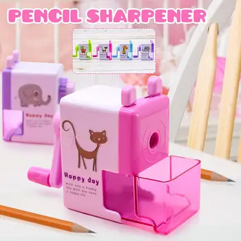 1PC Cartoon Cat Elephant Pencil Sharpener Kawaii Stationery Kids Gifts Cute Hand Crank Manual Pen Cutter School Office Supplies
1PC Cartoon Cat Elephant Pencil Sharpener Kawaii Stationery Kids Gifts Cute Hand Crank Manual Pen Cutter School Office Supplies