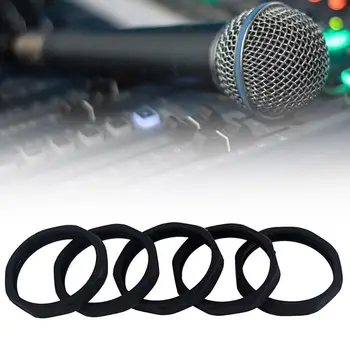 5Pcs Soft Rubber Microphone Anti-Slip Mic Anti-drop Ring Mic Protector Accessories For Handheld Karaoke DJ Microphone
5Pcs Soft Rubber Microphone Anti-Slip Mic Anti-drop Ring Mic Protector Accessories For Handheld Karaoke DJ Microphone