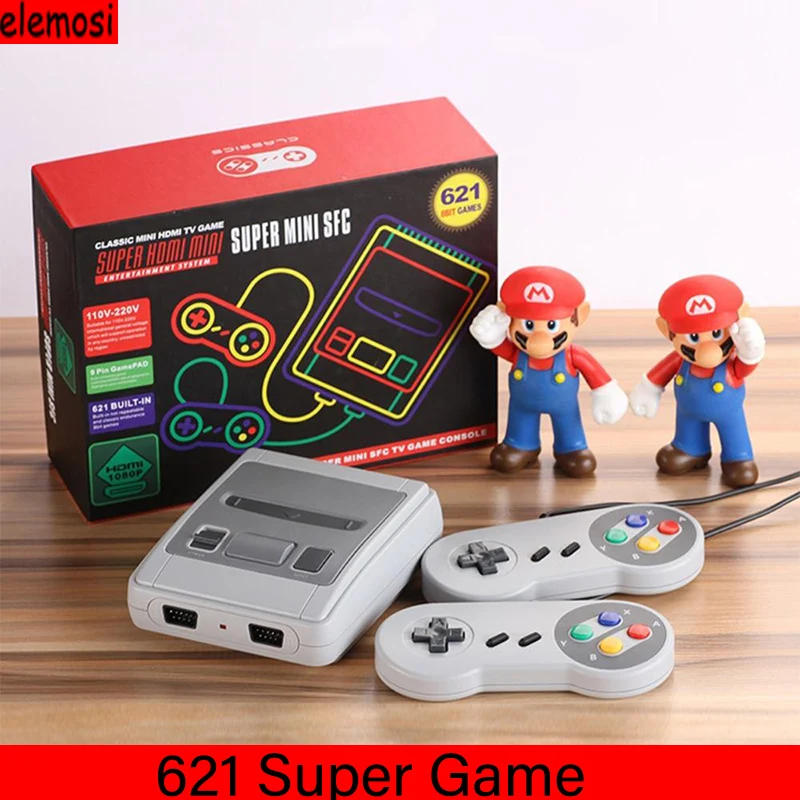 Mini HDMI TV Game Console 8 Bit Retro Video Game Console HDMI HD Output TV Handheld Game Player Built-in 621
Mini HDMI TV Game Console 8 Bit Retro Video Game Console HDMI HD Output TV Handheld Game Player Built-in 621
