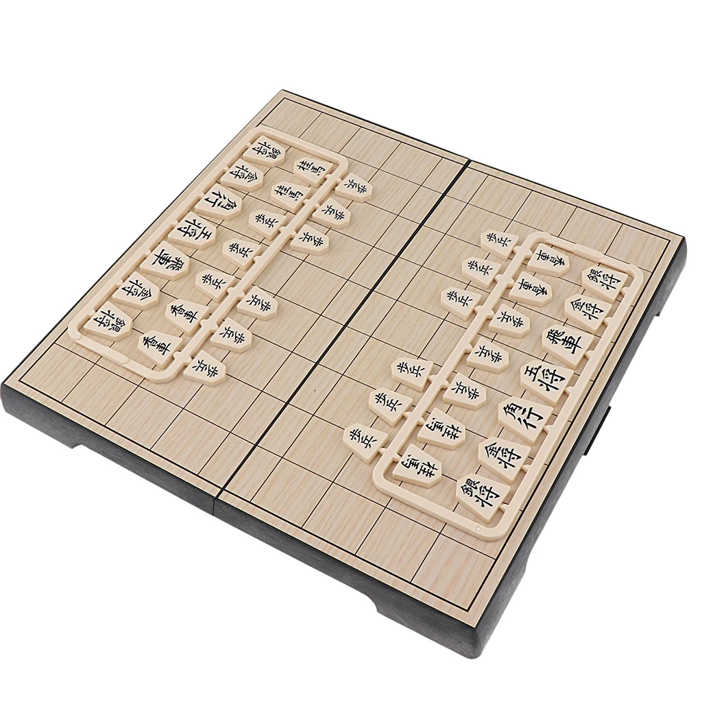 Shogi Travel Game Set Japanese Chess 9.84 Inch Folding Board Game Pieces for Children Birthday Christmas Gifts Shogi Travel Game Set Japanese Chess 9.84 Inch Folding Board Game Pieces for Children Birthday Christmas Gifts