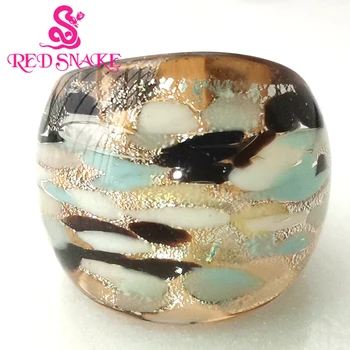 RED SNAKE Brand Fashion Ring Handmade Murano Glass Multifarious Rings RSMG0000#330
RED SNAKE Brand Fashion Ring Handmade Murano Glass Multifarious Rings RSMG0000#330