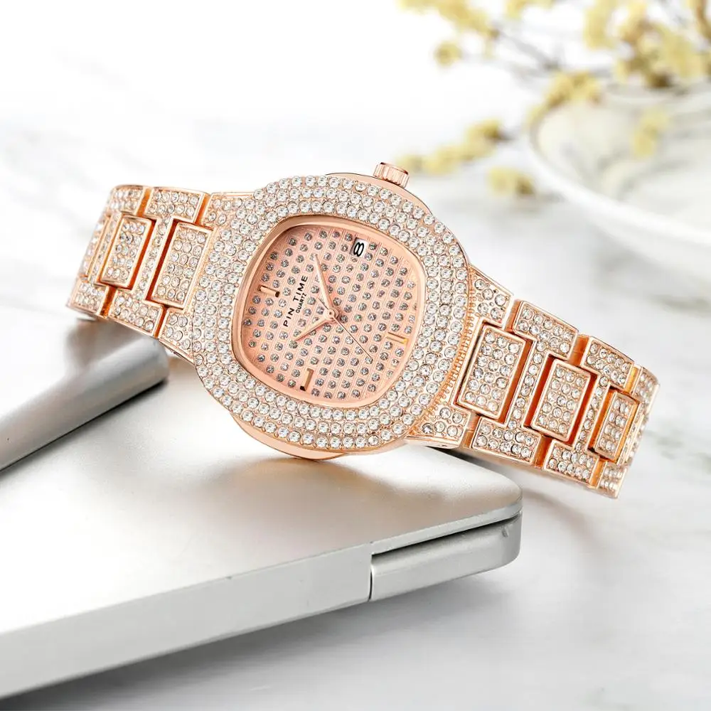 Calendar Women Rhinestone Watches Luxury Quartz Lady Watch Gold Clock Wrist Watches For Women relogio feminino zegarek damski
Calendar Women Rhinestone Watches Luxury Quartz Lady Watch Gold Clock Wrist Watches For Women relogio feminino zegarek damski