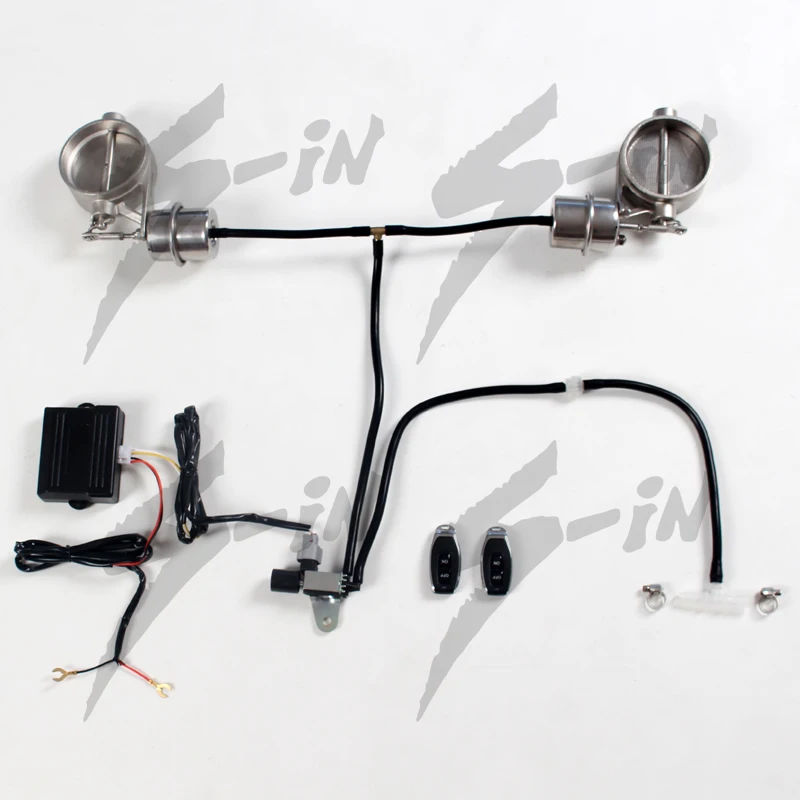Vacuum Exhaust Valve 89mm Double Cutout Valve Sets Cutout Vacuum Valve Kit Exhaust Control Sounds 3.5 inch Remoter Control Valve
Vacuum Exhaust Valve 89mm Double Cutout Valve Sets Cutout Vacuum Valve Kit Exhaust Control Sounds 3.5 inch Remoter Control Valve