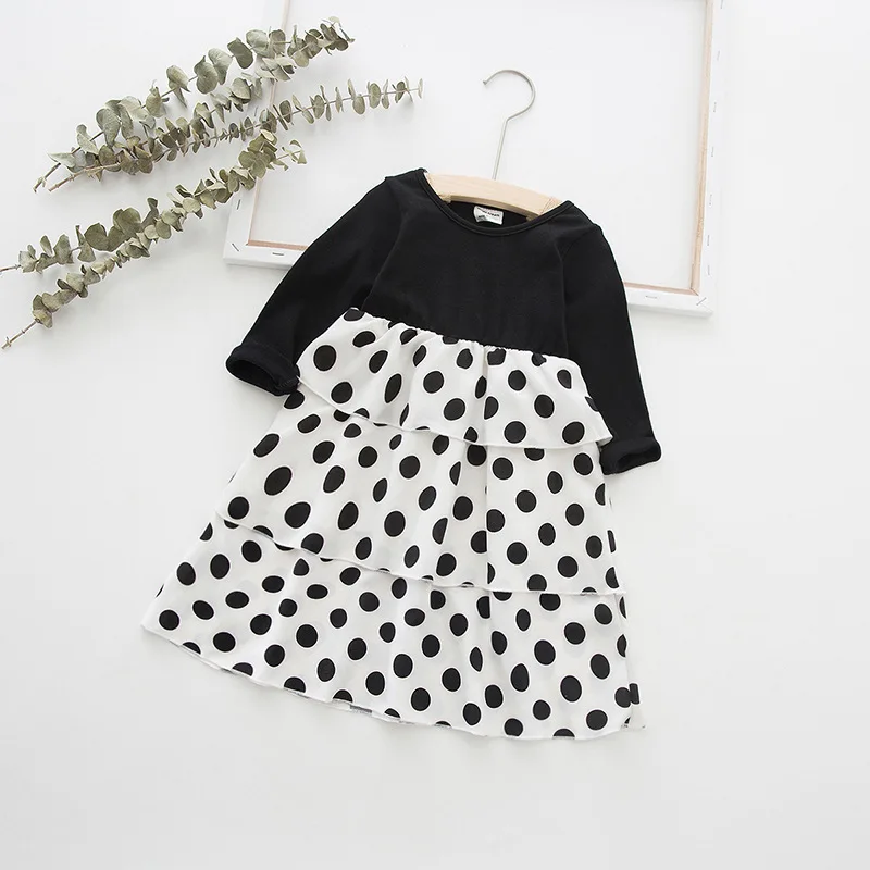Cute Baby Girl Dress Black Collar Tulle Party Princess Dress Clothing Polka Dot Ruffles Dress Toddler Kid Robe Bebe Cake Dresses
Cute Baby Girl Dress Black Collar Tulle Party Princess Dress Clothing Polka Dot Ruffles Dress Toddler Kid Robe Bebe Cake Dresses
