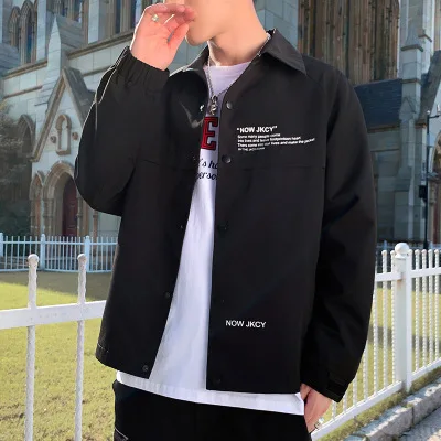 2019 Autumn New Style Coach Clothing Jacket Men's Thin Type for Spring And Autumn Trend Tops Loose-Fit Workwear Coat Men'S Wear
2019 Autumn New Style Coach Clothing Jacket Men's Thin Type for Spring And Autumn Trend Tops Loose-Fit Workwear Coat Men'S Wear