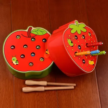 Baby Wooden Caterpiller Toys Puzzle Early Childhood Educational Toys Catch Worm Game Color Cognitive Magnetic Strawberry Apple
Baby Wooden Caterpiller Toys Puzzle Early Childhood Educational Toys Catch Worm Game Color Cognitive Magnetic Strawberry Apple