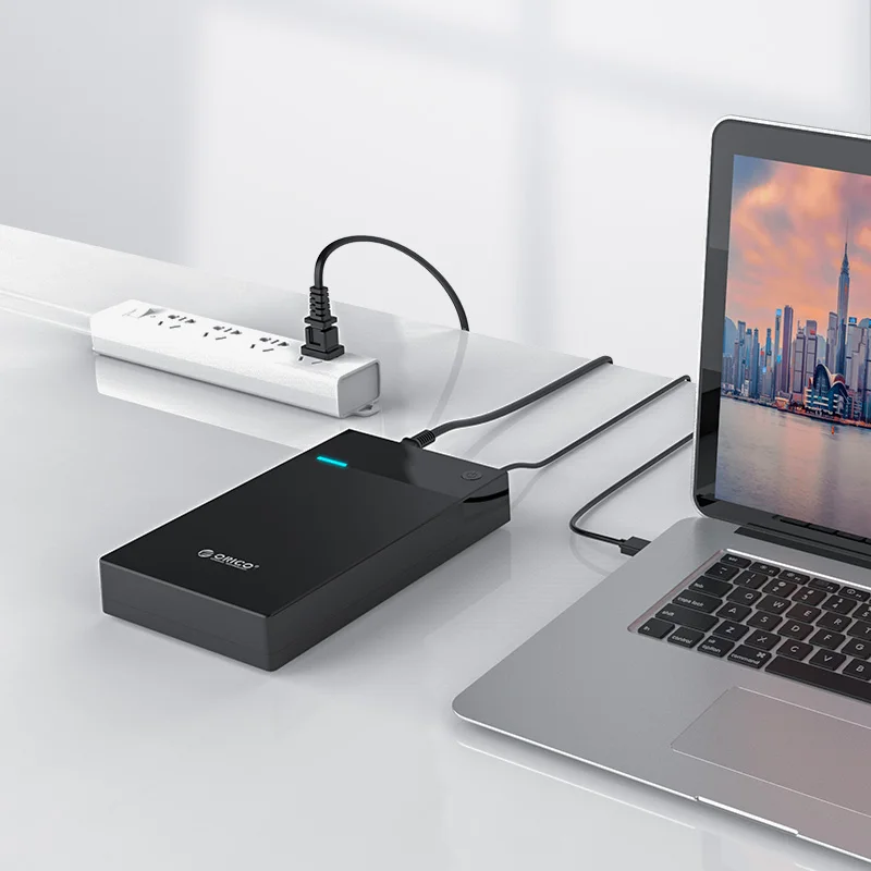 ORICO 3.5'' HDD Case with 12W1A Built-in Power Protable Hard Drive Enclosure SATA to USB 3.0 Supply Up to 16TB Support UASP Box ORICO 3.5'' HDD Case with 12W1A Built-in Power Protable Hard Drive Enclosure SATA to USB 3.0 Supply Up to 16TB Support UASP Box