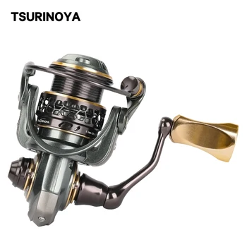 TSURINOYA Spinning Fishing Reel Ajing Bait Finesse JAGUAR 500 166g 4kg Drag Ultralight Saltwater BFS Trout Shllow Spool Wheel
TSURINOYA Spinning Fishing Reel Ajing Bait Finesse JAGUAR 500 166g 4kg Drag Ultralight Saltwater BFS Trout Shllow Spool Wheel