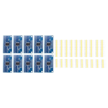10Pcs CD74HC4067 16-Channel Analog Digital Multiplexer Breakout Board Module for Arduino
10Pcs CD74HC4067 16-Channel Analog Digital Multiplexer Breakout Board Module for Arduino
