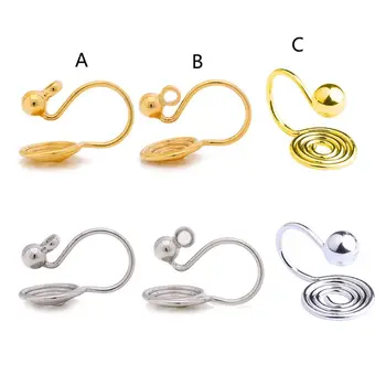 10Pack Clip-on Earring Converter with Easy Open Loop DIY Earring Turn Any Studs or Pierced into Clip on Jewelry Findings
10Pack Clip-on Earring Converter with Easy Open Loop DIY Earring Turn Any Studs or Pierced into Clip on Jewelry Findings