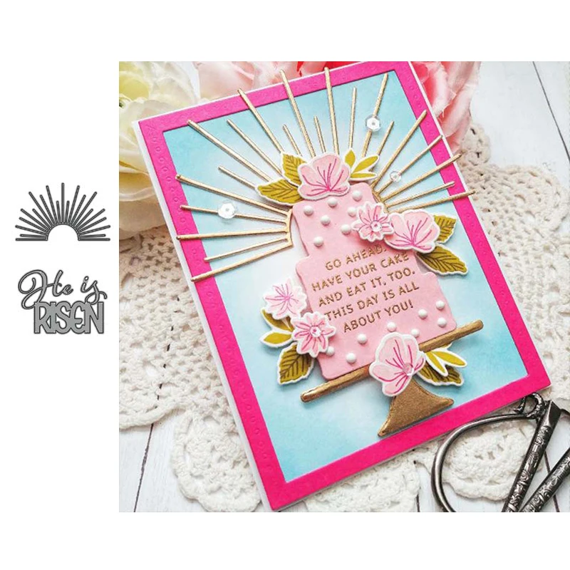 JC Metal Cutting Dies for Scrapbooking Stencils HE is RISEN Halo Craft 2020 Die Cut Paper Knife Card Make Mold Mould Decoration
JC Metal Cutting Dies for Scrapbooking Stencils HE is RISEN Halo Craft 2020 Die Cut Paper Knife Card Make Mold Mould Decoration