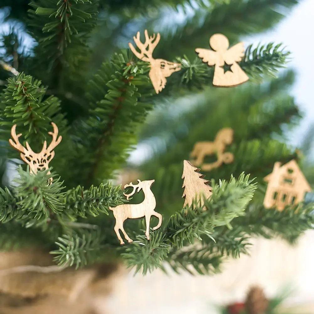GloryStar 100Pcs/Pack Christmas Decorations Wooden DIY Gadgets 10 Patterns Each 10
GloryStar 100Pcs/Pack Christmas Decorations Wooden DIY Gadgets 10 Patterns Each 10