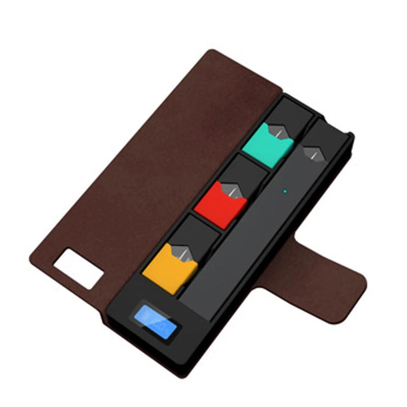Portable 1200mah Power Bank Charger Box For JUUL Charging Case Storage Holder with Led Indicator Light And Magnetic Cover
Portable 1200mah Power Bank Charger Box For JUUL Charging Case Storage Holder with Led Indicator Light And Magnetic Cover