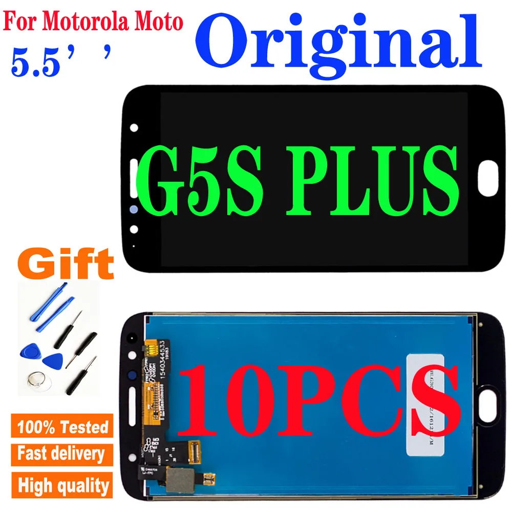 10 PCS 5.5" For Motorola Moto G5S Plus LCD Display Touch Screen Digitizer Assembly XT1802 XT1803 XT1805 XT1086 Replacement
10 PCS 5.5" For Motorola Moto G5S Plus LCD Display Touch Screen Digitizer Assembly XT1802 XT1803 XT1805 XT1086 Replacement