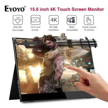 Eyoyo EM15E Portable 4K 3840X2160 LCD HDMI IPS Touch gaming monitor 15.6" type c Screen for laptop phone xbox switch ps4 Display
Eyoyo EM15E Portable 4K 3840X2160 LCD HDMI IPS Touch gaming monitor 15.6" type c Screen for laptop phone xbox switch ps4 Display