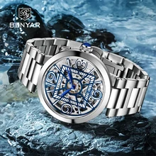 BENYAR Latest Double-Sided Hollow Men Watch G3265Z Movement Mechanical Automatic Winding Watch Stainless Steel Waterproof Clock
BENYAR Latest Double-Sided Hollow Men Watch G3265Z Movement Mechanical Automatic Winding Watch Stainless Steel Waterproof Clock